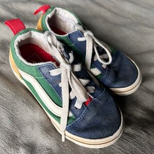 Tri Color Toddler Vans